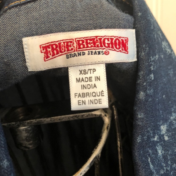True Religion Cottagecore Small Denim Shirt - Picture 3 of 4